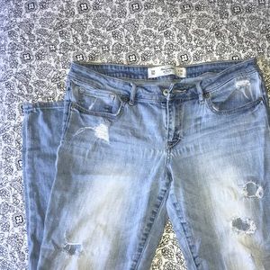 Abercrombie & Fitch distressed jeans